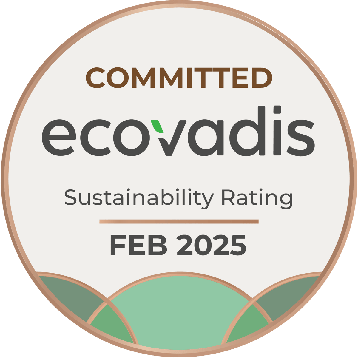 Badge EcoVadis Committed 2025