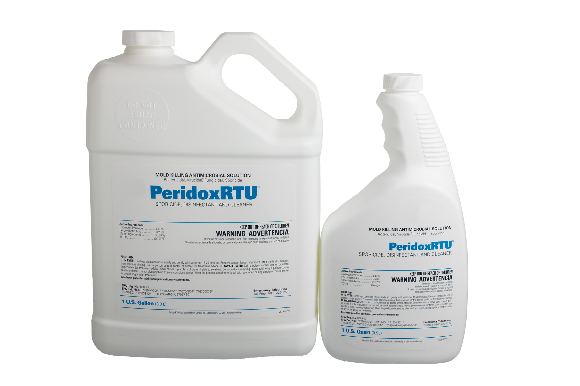 PeridoxRTU® Sporicide, Disinfectant and Cleaner