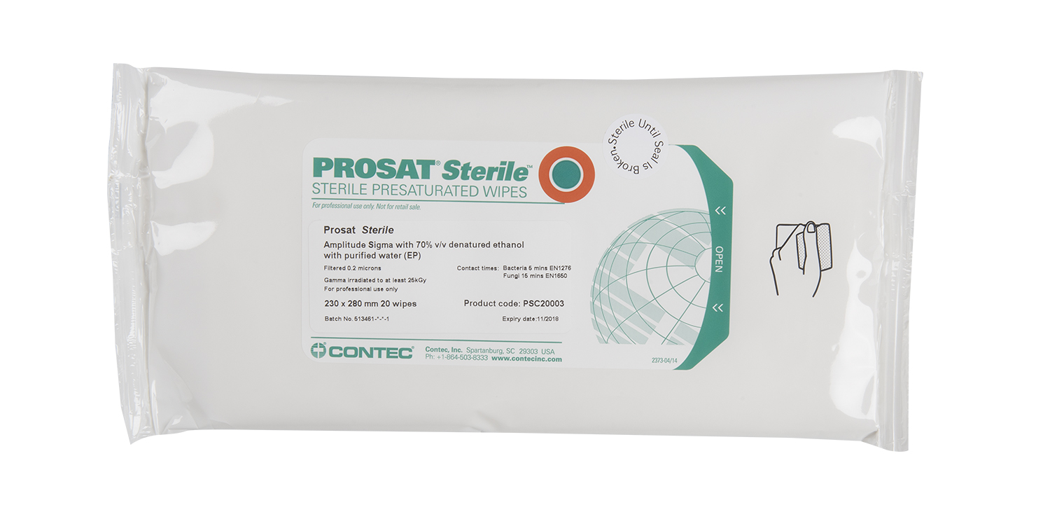 PROSAT Sterile Sigma Wipes with 70% Denatured Ethanol and 30% DI Water-1