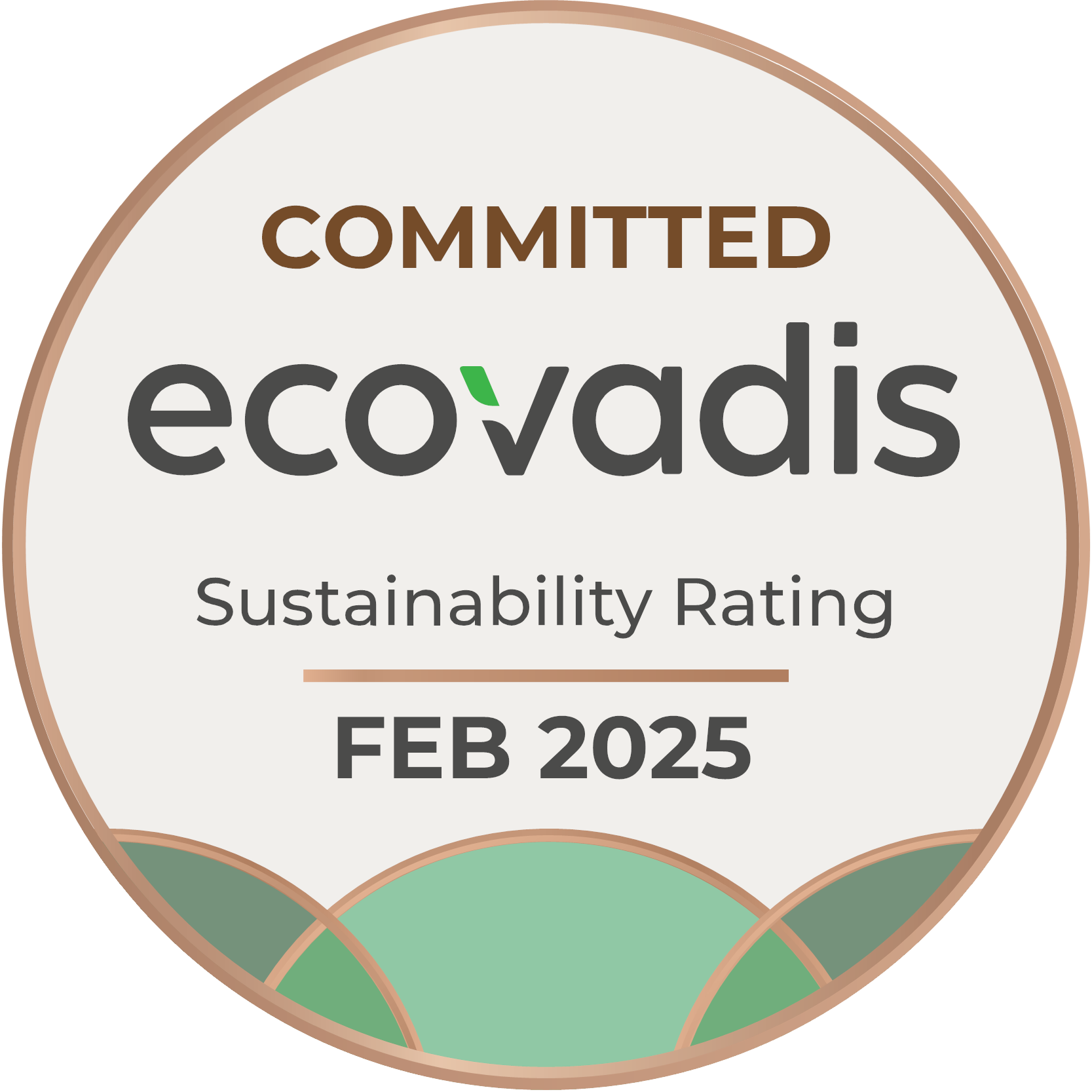 EcoVadis Committed Badge 2025