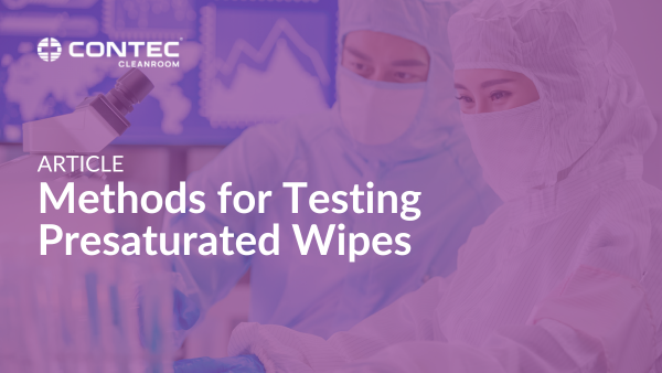 Image of Methods for Testing Presaturated Wipes - December, 2017