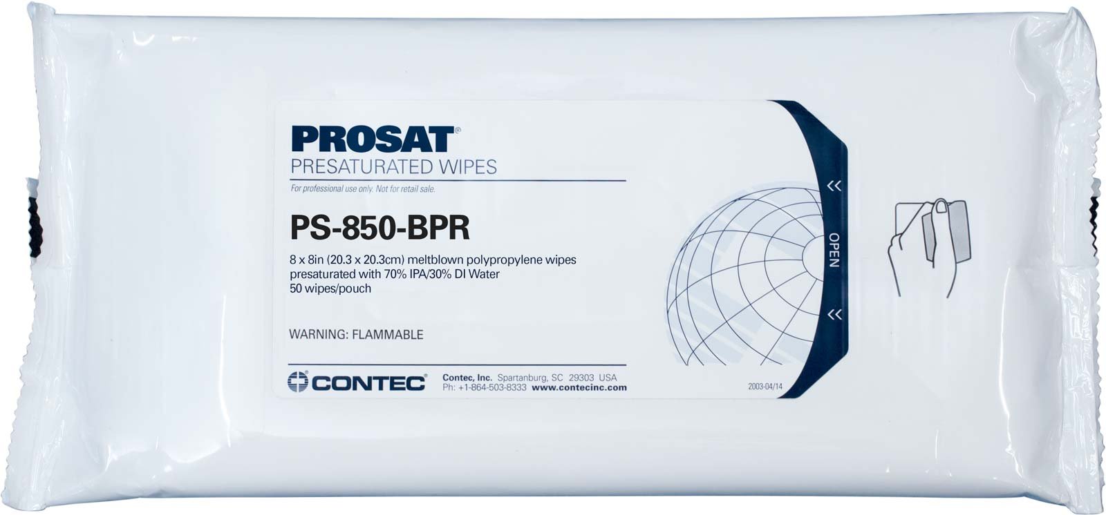 PROSAT Meltblown Polypropylene Wipes (PS-911-BPR)-2