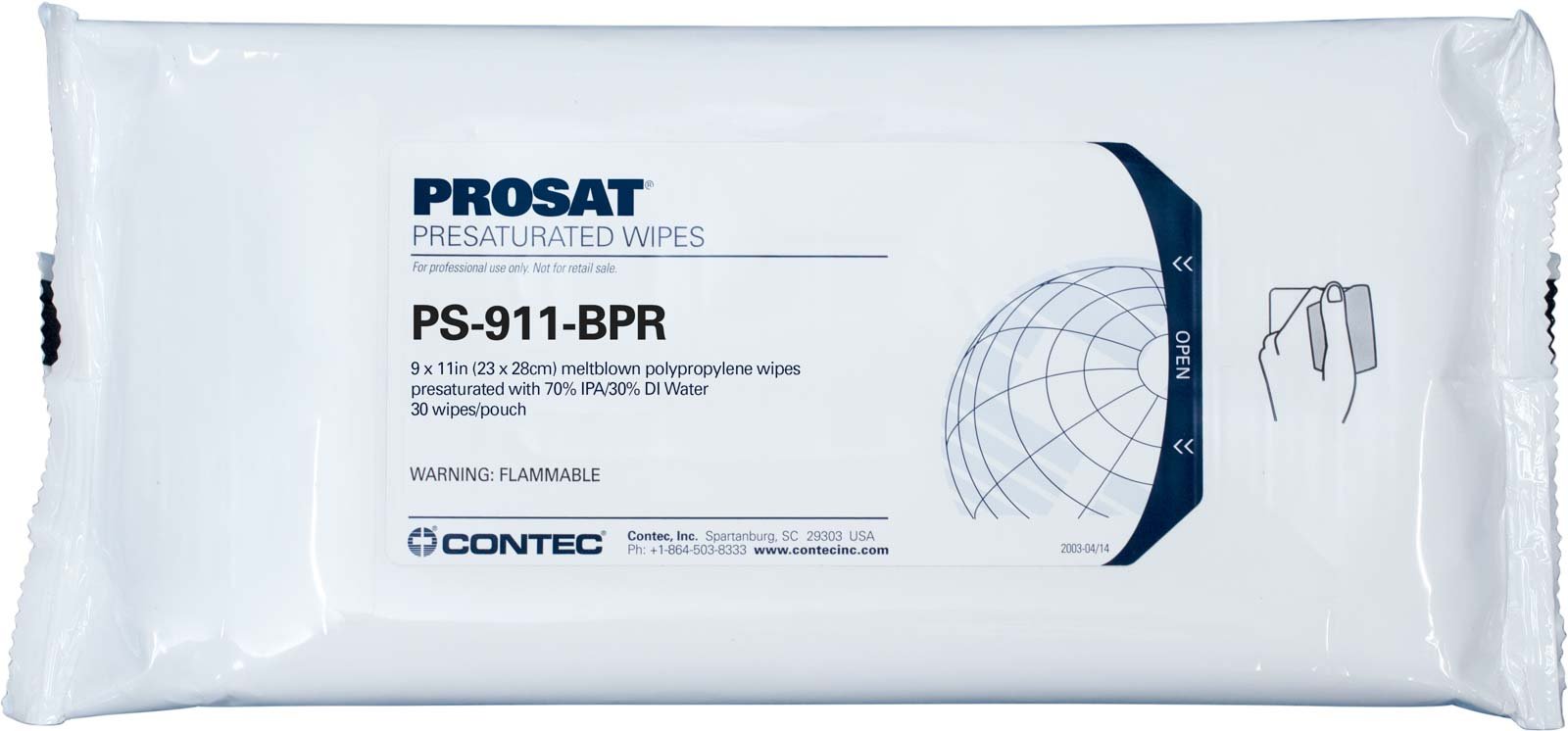 PROSAT Meltblown Polypropylene Wipes (PS-911-BPR)-1