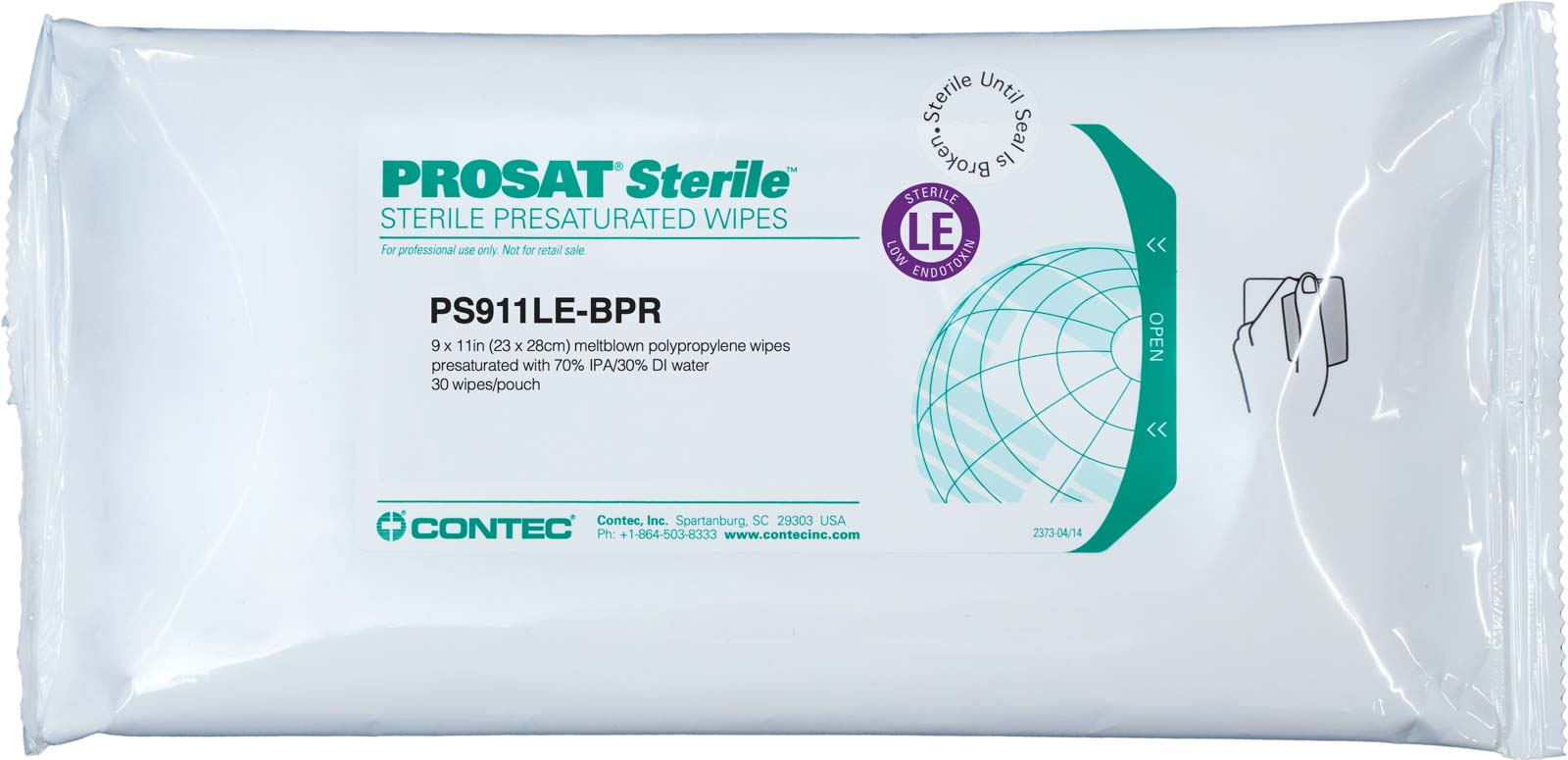 PROSAT Sterile Meltblown Polypropylene LE Wipes-1