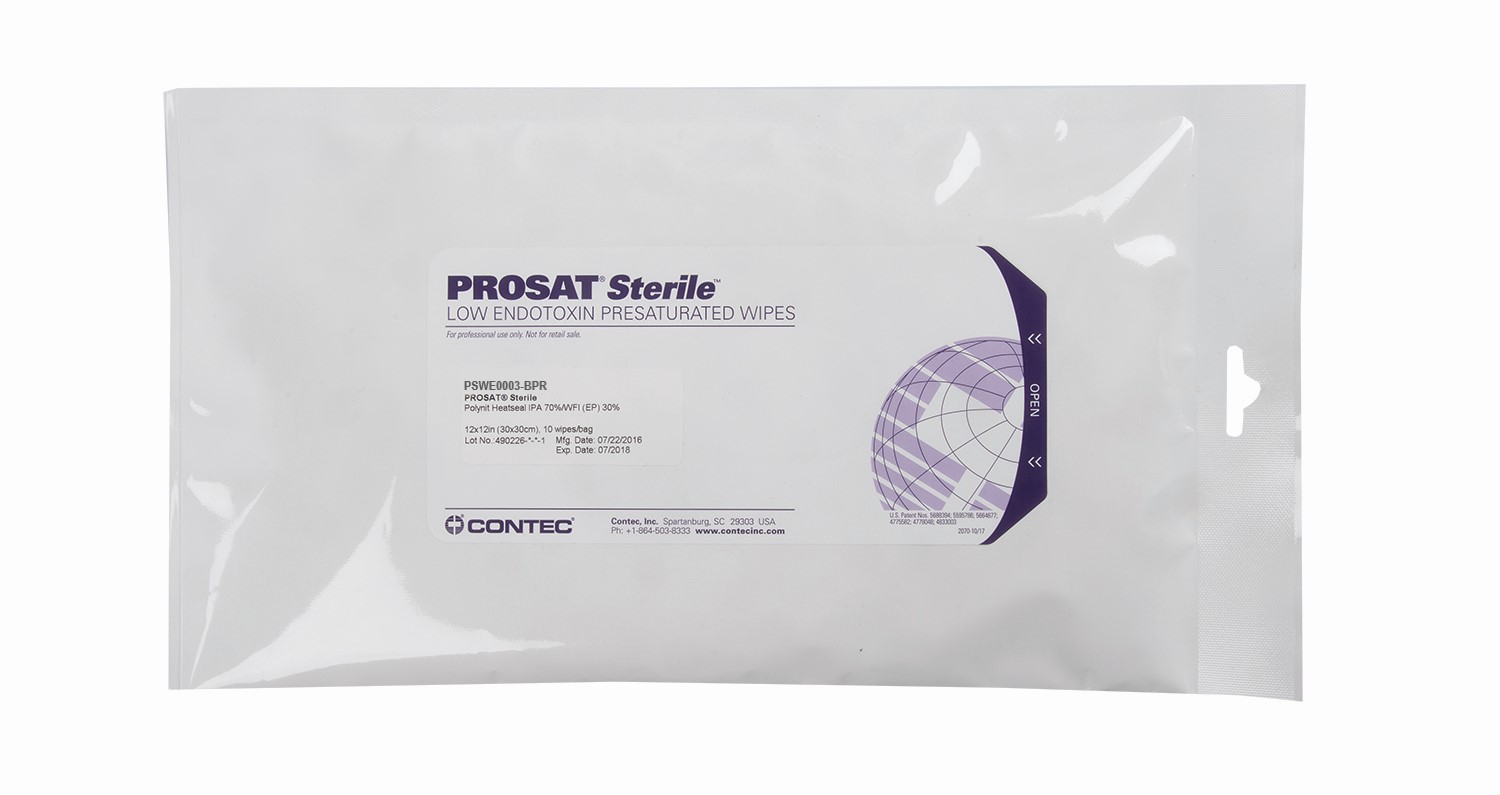 PROSAT Sterile Polynit Heatseal LE Wipes -2