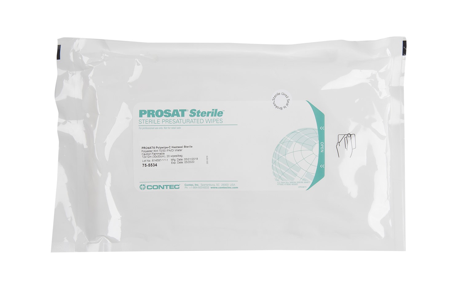 PROSAT Sterile Polywipe-C Heatseal Wipes-2