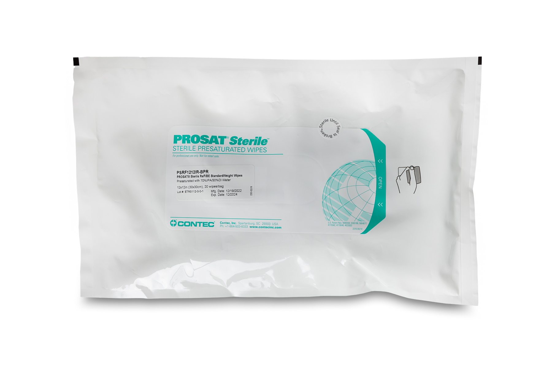 PROSAT Sterile ReFIBE Wipes-2